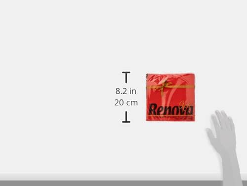 Renova Servilletas de papel Roja - 40 Servilletas Tamaño Grande Renova Servilletas de papel Roja - 40 Servilletas Tamaño Grande