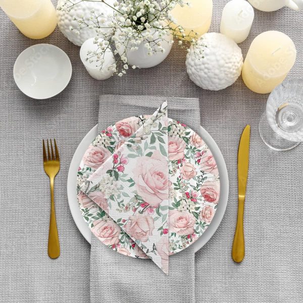 PAW - Servilletas Papel 3 Capas (33 x 33 cm) Gorgeous Roses PAW - Servilletas Papel 3 Capas (33 x 33 cm) Gorgeous Roses