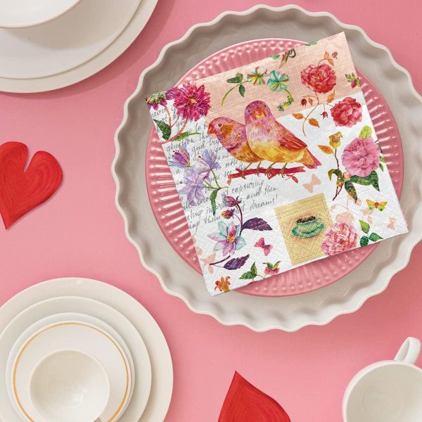 PAW - Servilletas Papel 3 Capas (33 x 33 cm) Floral Poetry PAW - Servilletas Papel 3 Capas (33 x 33 cm) Floral Poetry