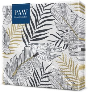 PAW - Servilletas Papel 3 Capas (33 x 33 cm) Exotic Leaves