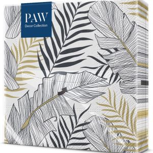 PAW - Servilletas Papel 3 Capas (33 x 33 cm) Exotic Leaves