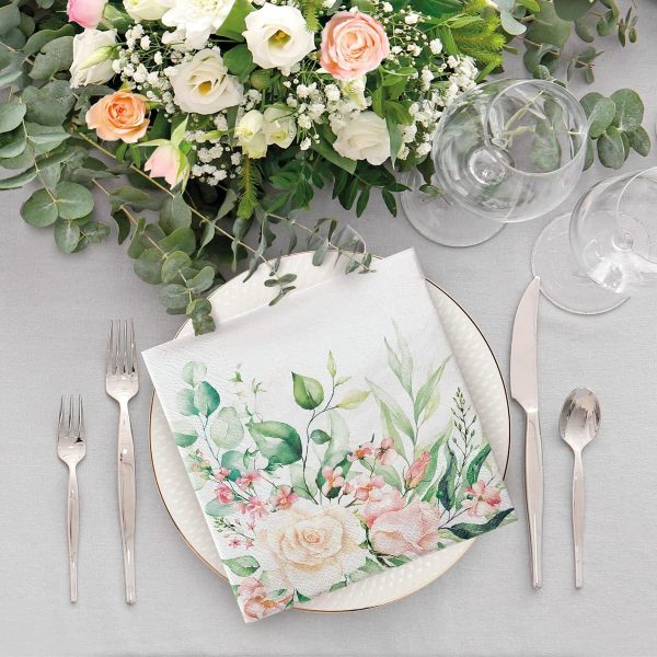 PAW - Servilletas Papel 3 Capas (33 x 33 cm) Floral Moments PAW - Servilletas Papel 3 Capas (33 x 33 cm) Floral Moments