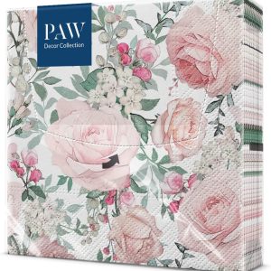 PAW - Servilletas Papel 3 Capas (33 x 33 cm) Gorgeous Roses