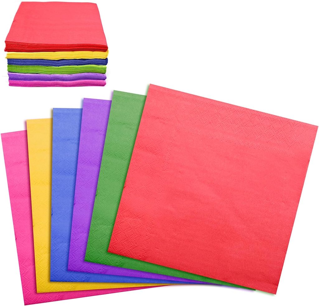 servilletas de colores