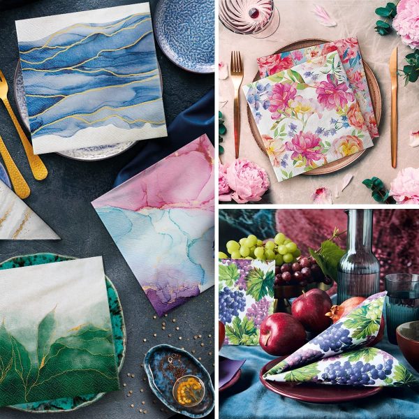 PAW - Servilletas Papel 3 Capas (33 x 33 cm) PAW - Servilletas Papel 3 Capas (33 x 33 cm)