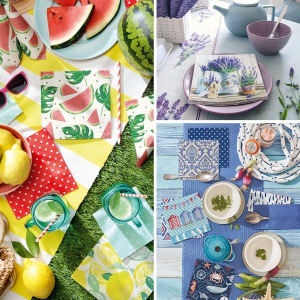 PAW - Servilletas Papel 3 Capas (33 x 33 cm) PAW - Servilletas Papel 3 Capas (33 x 33 cm)