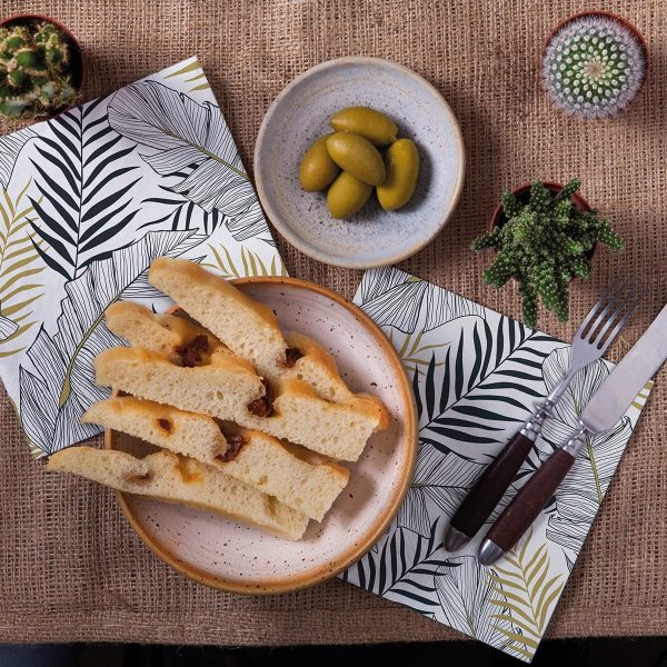 PAW - Servilletas Papel 3 Capas (33 x 33 cm) Exotic Leaves PAW - Servilletas Papel 3 Capas (33 x 33 cm) Exotic Leaves